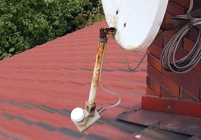 Uszkodzona Antena